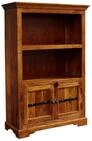 MASSIVMOEBEL24.DE | Oxford Regal Akazie 98x40x148, Farbe:Hellbraun lackiert,