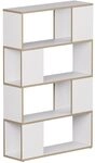 Vicco Raumteiler Eneos, Wei&szlig;/Eiche, 80 x 124.5 cm
