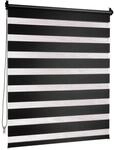 Victoria M. Doppelrollo Klemmfix ohne Bohren, 90 x 120 cm (BxH) Schwarz, Rollo