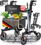ELONEO Rollator faltbar und leicht mit Sitz - ultraleicht (5,1kg),
