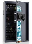 Profirst Schl&uuml;sseltresor LockGuard 104 Stahl Elektronikschloss LED Beleuchtung
