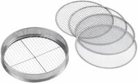Meister Kompostsieb 5 in 1 &ndash; Gartensieb aus Edelstahl &Oslash; 30 cm, Silber
