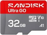 SANDISK Ultra Go UHS-I microSD-Karte, bis zu 120 MB/s, Full-HD-Video, Speicherkarte