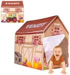 Fendt Spielzelt Bauernhof - Offiziell lizenziert, Indoor geeignet, Zelt mit