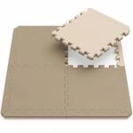EYEPOWER Fitnessmatte 63x63x2 cm - EVA Bodenschutzmatte 2 cm dick - Puzzlematte...