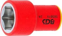 BGS 35879 | VDE-Steckschl&uuml;ssel-Einsatz Sechskant | SW 19 mm