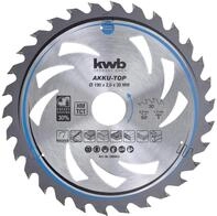 kwb Kreiss&auml;geblatt 190 x 30 mm, leichtg&auml;ngig, speziell f&uuml;r Akkumaschinen,