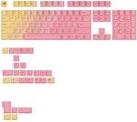 GLORIOUS GPBT Gradient Tastenkappen (115x) Cherry-Profil, in Grapefruit