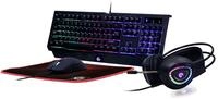 GEMBIRD Phantom Gaming GGS-UMGL4-01 JUEGO 4-in-1 ILUMINADO TECLADO (Ingles) +...
