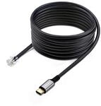 StarTech USB-C auf RJ9 Adapter, B&uuml;rotelefone, 1,8m (UR9-HEADSET-ADAPTER)