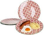 Ritzenhoff & Breker Makina rot 4er Set Speiseteller I &Oslash; 27 cm I 4 Personen I