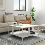 [en.casa] Couchtisch Kumlinge Beistelltisch 40 x 80 x 80 cm mit Ablage