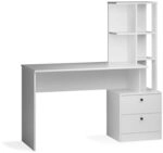 Vicco Esstisch Denton, Wei&szlig;, 136 x 55 cm