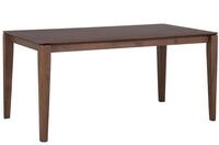 Beliani Stylischer Esszimmertisch dunkle Walnuss 160x90 cm Lottie