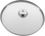 KLAMER Pfannendeckel 28 cm, Edelstahl Universaldeckel f&uuml;r Pfannen, T&ouml;pfe