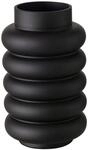 Boltze Ribbo Vase schwarz matt 25cm (1 St&uuml;ck)