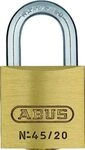 ABUS Vorh&auml;ngeschloss 45/20 aus Messing - 2er Set - f&uuml;r Spinde, Werkzeugkisten,