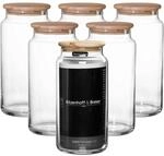 Ritzenhoff & Breker Varu Vorratsgl&auml;ser 6er Set, 1200 ml, Lebensmittelbeh&auml;lter...
