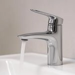 Badezimmer-Waschtischarmatur Valley &ndash; Chrom &ndash; Einzelgriff mit Montagesatz...