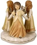 Goebel Engelfigur Himmlischer Reigen - Himmelsboten Weihnachten Champagner
