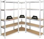 PROREGAL Mega Deal Eckregal Ragnar 1x: 180x70x40cm | 2X: 180x90x40cm Verzinkt