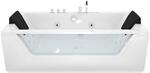 Whirlpool mit Reinigungsfunktion Pool Badewanne Wanne AcquaVapore W83-B 180x90