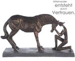 Casablanca Skulptur Comprehension, Deko Figur Bronze, Kunstharz Statue Wohnzimmer,