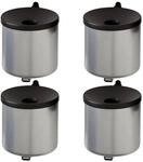 PROREGAL SuperSparSet 4x Runder feuerl&ouml;schender Wandaschenbecher | 2 Liter |...