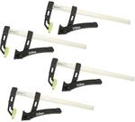 TRUTZHOLM Einhandzwinge 4x 80kg Spannkraft Schnellspannzwinge Klemmzwinge...