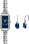 Skagen Hagen Micro Geschenkset Damen 31MM Silberfarbene Edelstahl Uhr, SKW1157SET