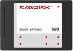SANDISK 520 SATA SSD interner Speicher 500 GB (2,5"/7 mm, Lesegeschwindigkeiten von