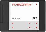 SANDISK 520 SATA SSD interner Speicher 2 TB (2,5"/7 mm, Lesegeschwindigkeiten von bis