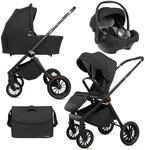 BabyLux&reg; Kinderwagen 3in1 Set ROSSO, Faltbar Leicht Kombikinderwagen Set incl.