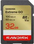 SANDISK 32B Extreme GB SD UHS-I-Speicherkarte, bis zu 100 MB/s Lesen, 60 MB/s