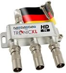 TronicXL 3fach BK Verteiler Premium Kabel Antennenverteiler Kabelfernsehen DVBC