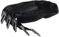ChiliTec Klettgurt Klettband 50cm mit &Ouml;se Schwarz | 2cm breit, Sicheres...