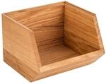 APS 11728 Buffet Box, 17,5 x 15,5 cm, H: 12,5 cm Eichenholz, ge&ouml;lt