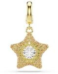 Sublima Charm in runder Gr&ouml;&szlig;e, Stern, Gelb, 18 Karat Gold-Finish