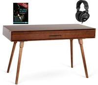 Classic Cantabile DP-730 WN Digitalpiano Walnuss Set - Tisch mit eingebautem Piano -
