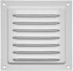 SOTECH Aluminium L&uuml;ftungsgitter 125 x 125 mm wei&szlig; | mit Insektenschutz...