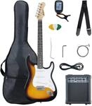 McGrey Rockit ST Komplettset E-Gitarre (8-teiliges Anf&auml;ngerset mit Gitarre,