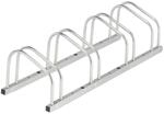 Relaxdays Fahrradst&auml;nder Boden, f&uuml;r 4 Fahrr&auml;der, bis 50 mm Reifenbreite, Metall,
