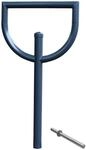 TRUTZHOLM Fahrradanlehnb&uuml;gel 118x56cm aus pulverbeschichtetem Stahl...