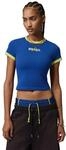 Jordan Brasilien Shirt Mit Grafik Und Rundhalsausschnitt F&uuml;r Damen, Old ROYAL/Yellow