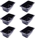 AcMax 6 St&uuml;ck GN 1/4 Gastronormbeh&auml;lter GN-Beh&auml;lter, 2,8 Liter Tiefe 100mm