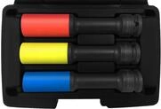SW-Stahl 07880L Radmuttereins&auml;tze 1/2 Zoll - 3-tlg Radmutter Set - 17-21 mm
