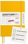 LEUCHTTURM1917 Wochenkalender 2027 Dotted Medium (A5) mit Notizbuch - Terminplaner
