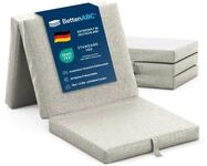 BettenABC - Faltmatratze Sand (3-TLG.) - ideale f&uuml;r G&auml;ste - Klappmatratze f&uuml;r