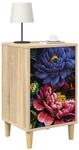 vidaXL Nachttisch Kiel 2 STK. Sonoma-Eiche 36 x 33 x 60 cm