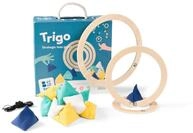 BS Toys Trigo-Spiel im Freien &ndash; 3 Ringe & 12 Stoffbeutel &ndash; 2-4 Spieler 6+